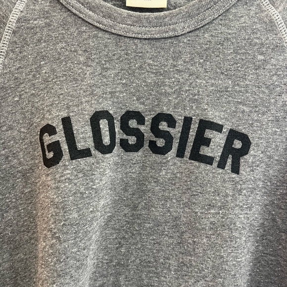 Glossier gray crewneck - Picture 7 of 8